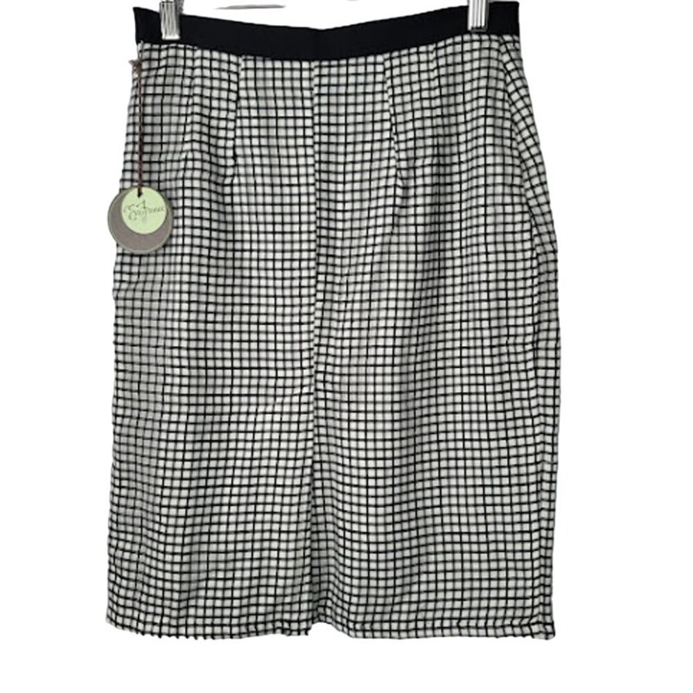 Eva Franco- Black/white pencil skirt- NWT- Size 4 - Picture 3 of 8